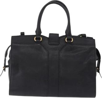 Saint Laurent Pre-owned Vintage Handbag - Dames - Vintage Handtas - Zwart - ONE Size - Leer - Vintage