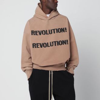 Fear of God Sand-colored Revolution! hoodie
