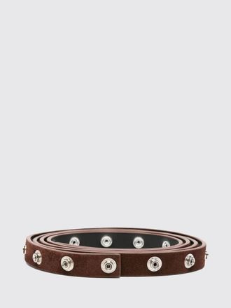 The Attico Cintura in pelle scamosciata con borchie The Attico
