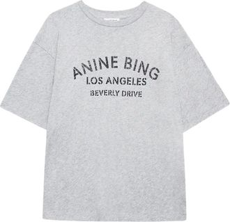 Anine Bing T-shirt Cohen con stampa grafica - Grigio