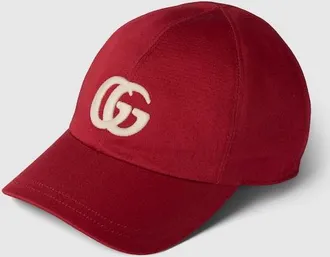 Gucci Kids - Cotton Baseball Hat, Size L, Red