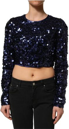 Dolce & Gabbana Donna, Camicette, Blu, XS, new