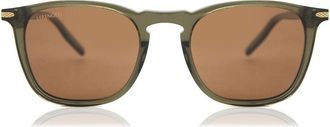 Serengeti Eyewear Delio Polarized SS021001 Mens Sunglasses Green Size 51