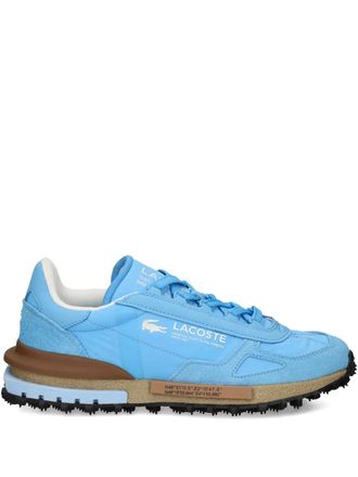 Lacoste Elite Active suede leather sneakers - men - Rubber/Fabric/Fabric/Leather - 10.5 - Blue