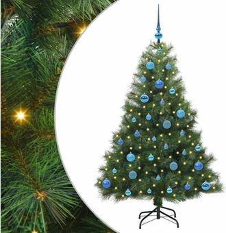 vidaXL &Aacute;rbol De Navidad Artificial Con 150 Led Verde 150 Cm Pe Y Pvc Vidaxl