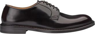 Doucal's Leren Derby Veterschoen - Heren - Nette schoenen - Bruin - 40 EU - Leer - Schoenen