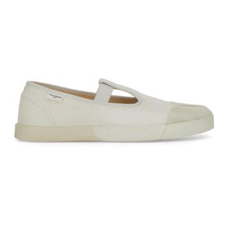 Maison Margiela Ballerinas, female, White, Size: 12 US On the Deck Tabi Mary Jane