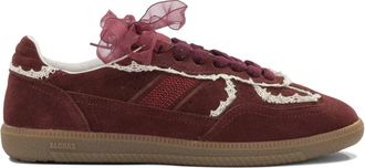 Alohas Alohas, Schoenen, Dames, Bruin, 39 EU, Su&egrave;de, Tb. 490 Su&egrave;de Sneakers met Haakjesrand