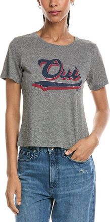 Cinq &agrave; Sept Cinq &Agrave; Sept Vintage Oui Mon Amour Shrunken T-Shirt