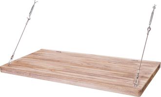 Hhg Mesa Mural Hhg 304, Mesa Mural Plegable Mesa Mural Con Pizarra, Plegable Madera Maciza, 100x50cm