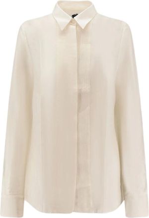 HUGO BOSS Overhemden, Dames, Wit, XL, Shirts