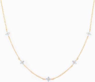 Girls Crew Womens Blossom Love Necklace In Gold