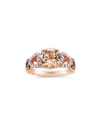 Le Vian 14K 1.26 Ct. Tw. Diamond & Morganite Eternity Ring