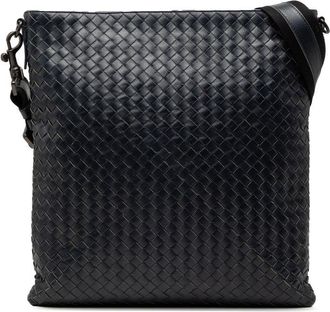 Bottega Veneta Pre-owned Bottega Veneta Nappa Intrecciato VN Crossbody B03555427G