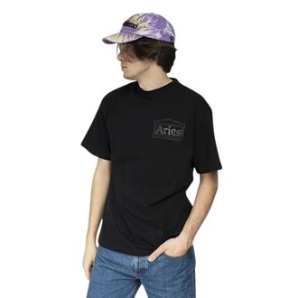 Aries Hombre, Camisetas, Negro, Talla: S
