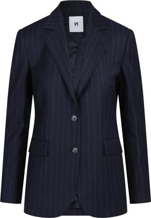 Pantaloni Torino Jassen, Dames, Blauw, M, Wol, Enkelrijig blazer