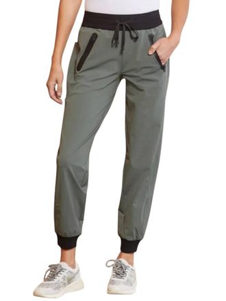Blanc Noir New Getaway Joggers In Olive Green