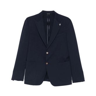 Daniele Alessandrini Blazers, male, Blue, Size: 2XL Daniele Alessandrini Jackets