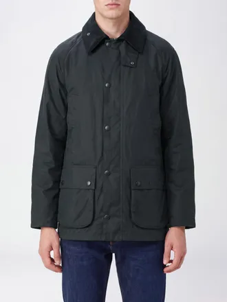 Barbour Ashby Waxed Cotton Jacket with Corduroy Collar
