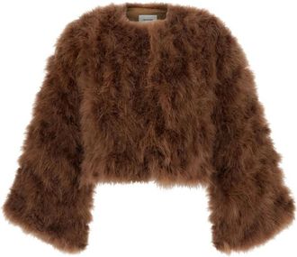 Yves Salomon Dames, Jassen, Bruin, Maat: XS