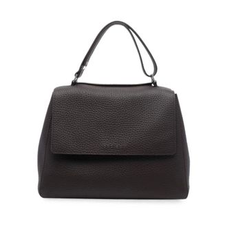 Orciani Sveva Soft Medium Tas - Dames - Tassen - Rood - Maat: ONE Size Leer