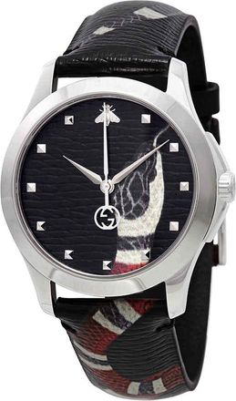 Gucci Le Marche Des Merveilles Black Dial Watch YA1264007