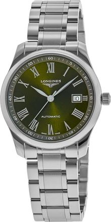 Longines Master Collection Automatic 40mm Green Dial Stainless Steel Mens Watch L2.793.4.09.6