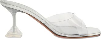 Amina Muaddi 70 mm Lupita sandalen - Wit