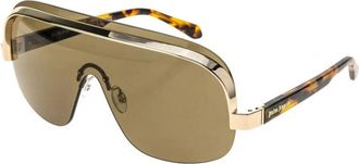 Palm Angels Unisex Black Shield Sunglasses PERI10IKING 6064