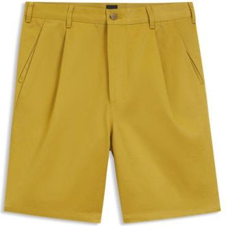 BOSS Relaxed-fit shorts in cotton twill