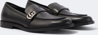 Gucci Double G leather loafers