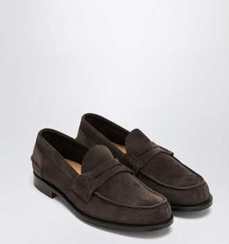 Churchs Brown Pembrey Moccasin In Suede
