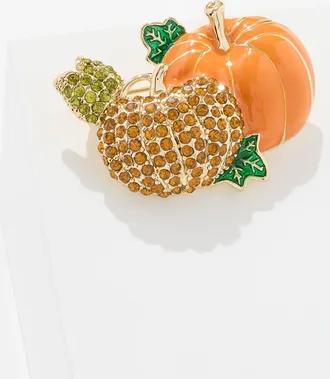 Talbots Pumpkin Cluster Brooch - Orange Marmalade - 001 Talbots