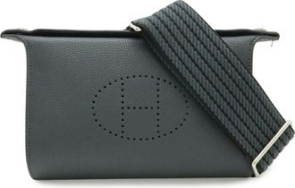 Herm&egrave;s Evelyne Togo Leather Shoulder Bag (Pre-Owned)