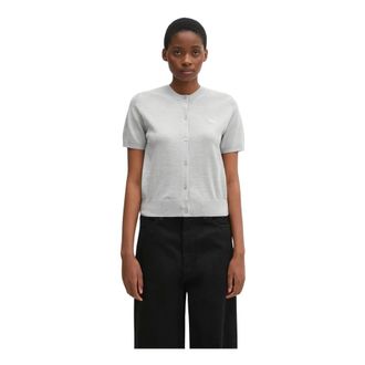 Maison Kitsun&eacute; Donna, Maglie, Grigio, S, new