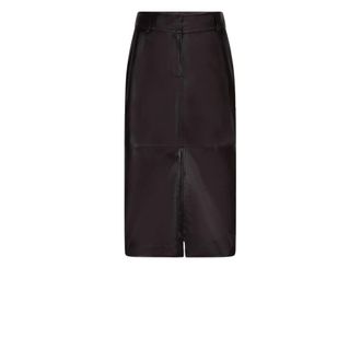Dante6 Lennie Rok - Dames - Rokken - Bruin - Maat: M Leer