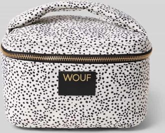 Wouf Kosmetiktasche mit Logo-Patch Modell Panna in Offwhite, Gr&ouml;&szlig;e 1