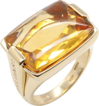 Bulgari Yellow Yellow Gold Yellow Gold (18K) Band Ring (Pre-Owned)