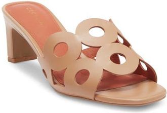 Cecelia New York Belmont Cutout Slide Sandal in Tan at Nordstrom, Size 8.5
