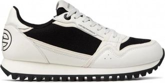 Emporio Armani Witte Sneakers - Heren - Sneakers - Wit - 43 EU - Schoenen