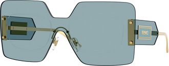 Versace Blue Shield Ladies Sunglasses VE2277 100280 142