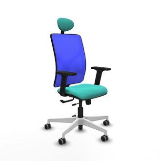 Piqueras y Crespo Silla De Oficina Piqueras Y Crespo Motilla Negro Soporte Lumbar