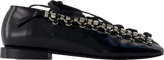 Toga Archives Laced Shoes, female, Black, Size: 9 US Aj1452 Leather Shoe