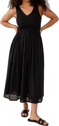 Mata Traders Lily Sleeveless Dress In Black