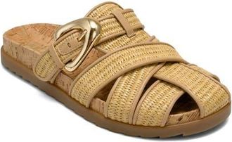 Aerosoles Liberty Woven Raffia Fisherman Mule in Natural Basket Raffia at Nordstrom, Size 9.5