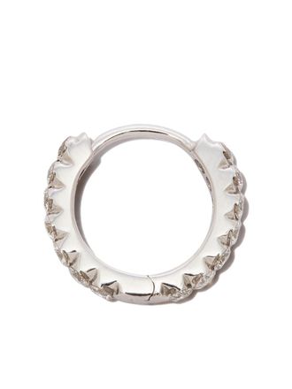 Maria Tash 18kt white gold Eternity clicker earring