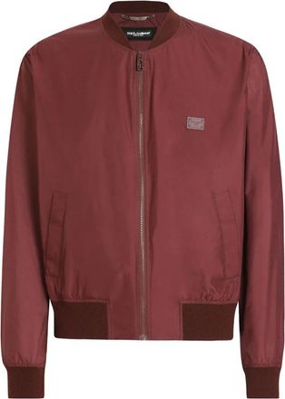 Dolce & Gabbana Stijlvolle Jas voor Mannen - Heren - Bomber jackets - Rood - M - Jassen