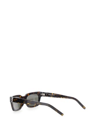 Saint Laurent Womens Sunglasses Wellington Brown Leopard Print Acetate