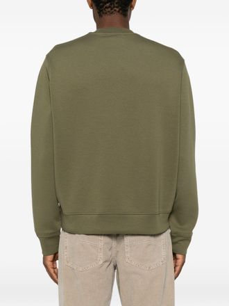 Emporio Armani Logo-Print Sweatshirt - Sage Green