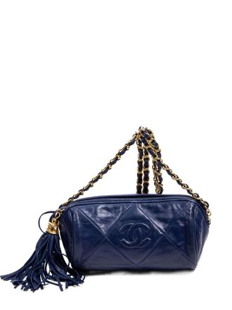 Chanel quilted chain bag - Blue